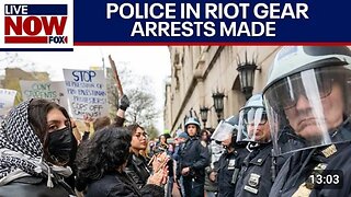 Isreal-Hamas War Protest: Police in riot gear after 40+arrest made at Yale