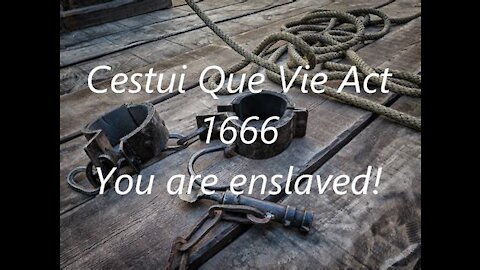 Let's Chat about Cestui Que Vie Act 1666!