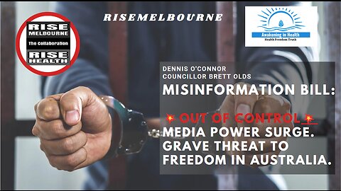 The NOOSE in Australia is tightening:💣 A HUGE Threat to FREEDOM. 🔥🔥With Councilor Brett Olds 🔥🔥