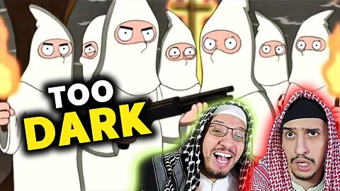 Arab Muslim Brothers Reaction To The most darkest humour in family guy (not for snowflakes)