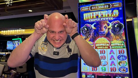 Max Betting The New Buffalo Gold Triple Power Until I Win Every Bonus!