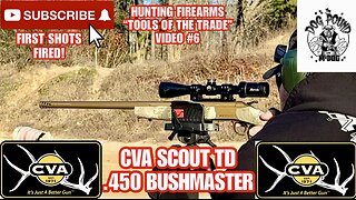 CVA SCOUT TAKEDOWN CHAMBERED IN 450 BUSHMASTER REVIEW! HUNTING FIREARMS VIDEO #6!