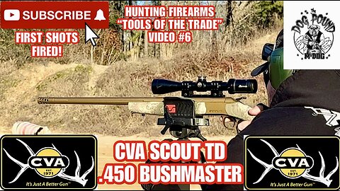 CVA SCOUT TAKEDOWN CHAMBERED IN 450 BUSHMASTER REVIEW! HUNTING FIREARMS VIDEO #6!