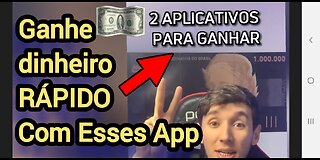 Ganhe dinheiro online RÁPIDO com esses 2 aplicativos 🤩💰