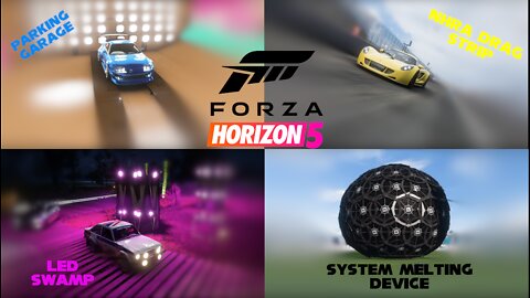 Melting My System, Parking Garage, NHRA Drag Racing | Forza Horizon 5 Event Lab