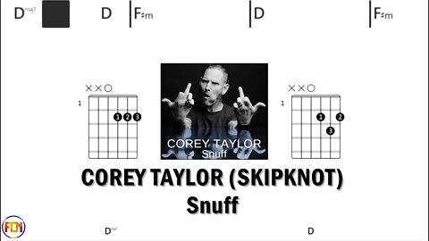 COREY TAYLOR SKIPKNOT Snuff - Guitar Chords & Lyrics HD