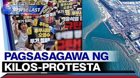 Mga lokal na mamamayan ng South Korea, patuloy sa pagsasagawa ng kilos-protesta vs wastewater