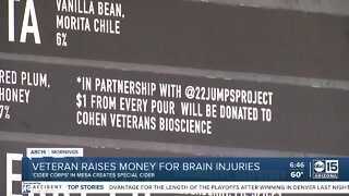 Veteran raising money for brain injury research