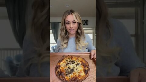 Realgood truffle and mushroom pizza | FREE Keto Recipe (Link In Description) #Shorts