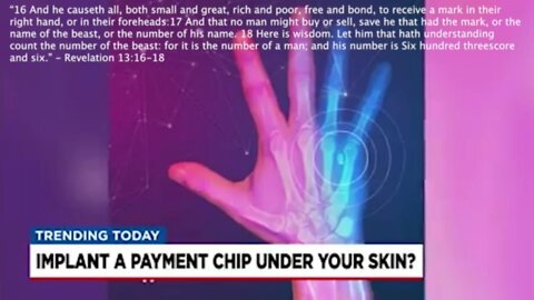 The Great Reset Microchips to Implant Under Your Skin. Most Likely Implanted In Your Hand.