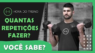 Para que servem as repetições no treino?