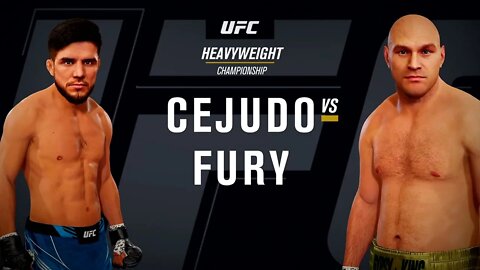 EA Sports UFC 4 Gameplay Tyson Fury vs Henry Cejudo