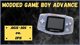 Modded Game Boy Advance Comparison | AGS-101 Vs. IPS Screen