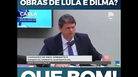 GOVERNO BOLSONARO TERMINARAM OBRAS DE LULA E DILMA