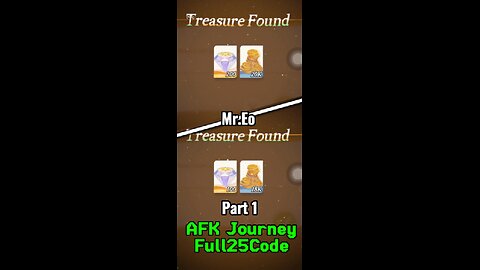 Full 25 Code Game AFK Journey - Part 1 #fullcode #code #afkjourney #AFKJourney #FullCode