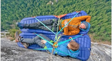 Sleep on the side of a cliff?