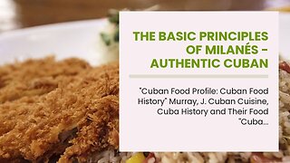 The Basic Principles Of Milanés - Authentic Cuban Cuisine - Thai Bounty