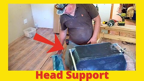 Installing A Mini Split - Installing Supports for Head