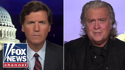 Tucker Carlson With Steve Bannon Before He Pretends To Go To “ Prison. “0