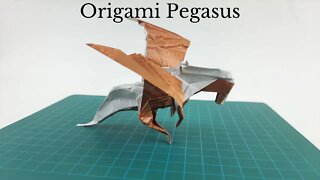 Origami Pegasus (Greek Mythology) Tutorial - DIY Easy Paper Crafts