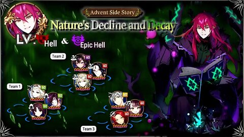 Epic Seven [Android] - Advent Side Story: Nature Decline and Decay / Hell & Epic Hell Difficulty