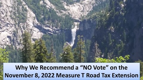 No on 2022 Measure T Renewal Tax