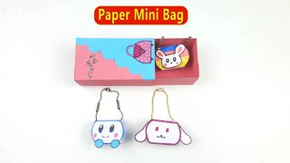 DIY Cute Paper Mini Bag - Easy Paper Crafts