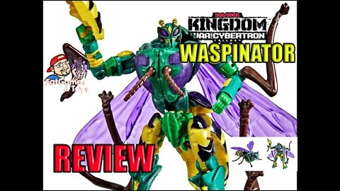 Transformers Kingdom WFC Deluxe Class Waspinator Review