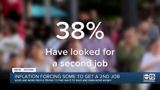 Most Americans taking on second jobs to offset high inflation