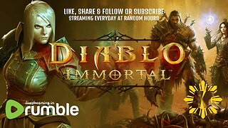 ▶️ WATCH » DIABLO IMMORTAL » LEVEL 36 TO 40 » A SHORT STREAM [6/4/23]