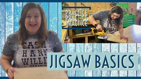 DIY | Jigsaw Basics | Going over the basic functions of using a jig saw