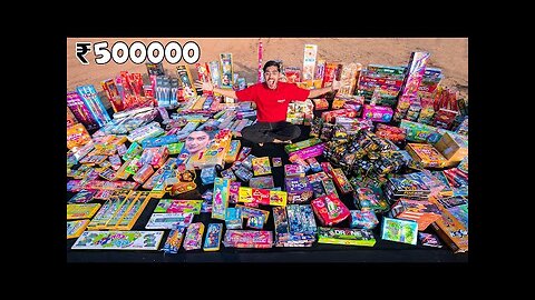 New 2023 Diwali Stash Worth ₹500000 Testing | 5 लाख रूपये के पटाखे🔥🔥