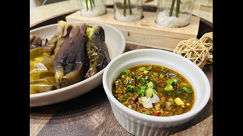 Eggplant in Spicy Dipping Sauce 蘸水茄子