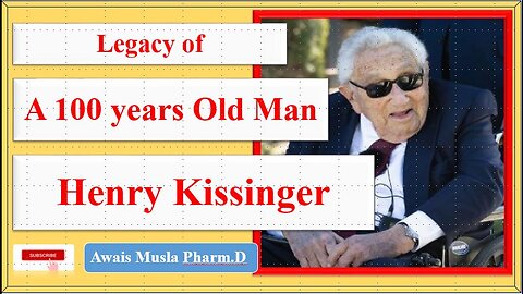 Who is Henry Kissinger? A 100years old noble peace prize winner, a great diplomate