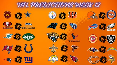 NFL Week 12 Predictions Can the Buffalo Bills Stop the Eagles Rise?