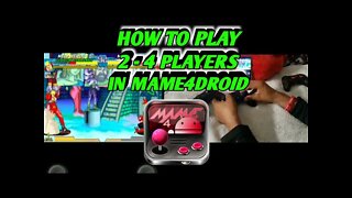 How to Play 2 - 4 Players on MAME4DROID (multiplayer)
