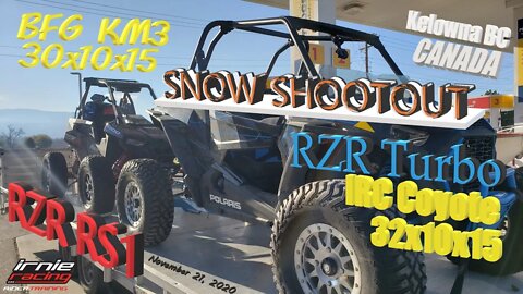 RZR Turbo vs. RZR RS1 Snow Shootout | World's Best SXS Motovlog
