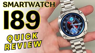 i89 Smartwatch Amoled Quick Review pk GT4 GT45