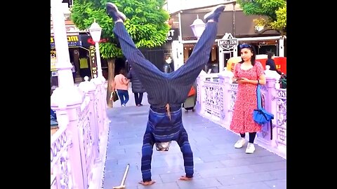 Old Man Doing Handstand In Public! 😲 | Funny video | Top Funny complication video