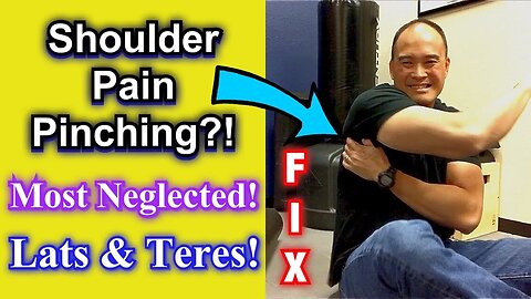 Shoulder Pain?! “Pinching & Deep Ache!” Lats & Teres *Most Neglected Cause* | Dr Wil & Dr K