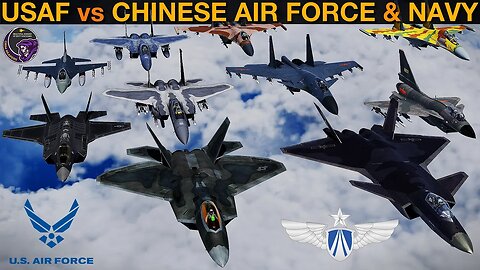 Mass Battle: The US Air Force vs The Chinese Air Force & Navy (WarGames 150) | DCS