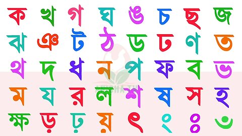 Banjonborno Bangla | ক খ গ ঘ ঙ বাংলা | ব্যঞ্জনবর্ণ | Bornomala Shikha | Ka Kha Ga Gha। Anisha tv83।