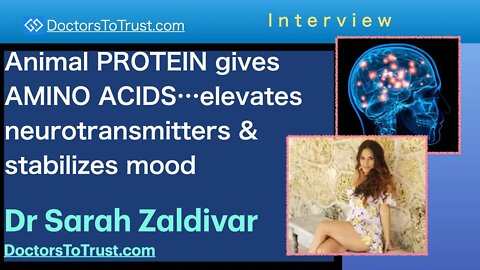 Animal PROTEIN gives AMINO ACIDS…elevates neurotransmitters & stabilizes mood