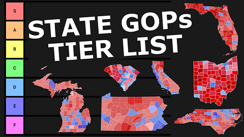 TIER LIST: Ranking All 50 State Republican Parties (By Competency & Ideology)