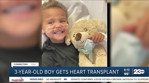 3-year-old boy gets heart transplant