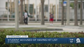 St. Lucie County student accused of having hit list