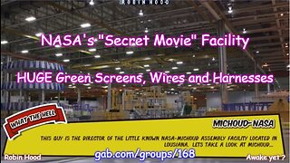 NASA's "Secret Movie" Facility - HUGE Green Screens and Wires