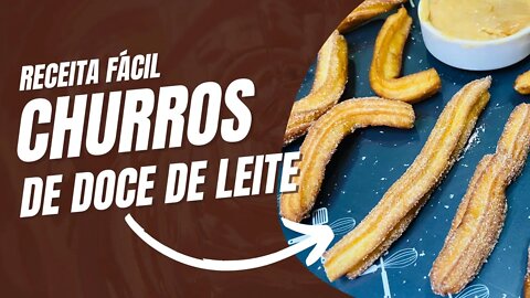 FAÇA CHURROS EM SUA CASA COM ESSA RECEITA SUPER FÁCIL!!! #churros #maiscomida