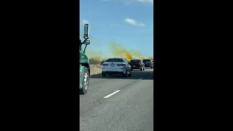 SHELTER IN PLACE — hazmat situation due to a nitric acid spill on I-10 in Tucson, Arizona