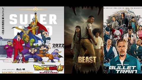 Dragon Ball Super: Super Hero, Beast, Bullet Train = Box Office Movie Mashup #shorts